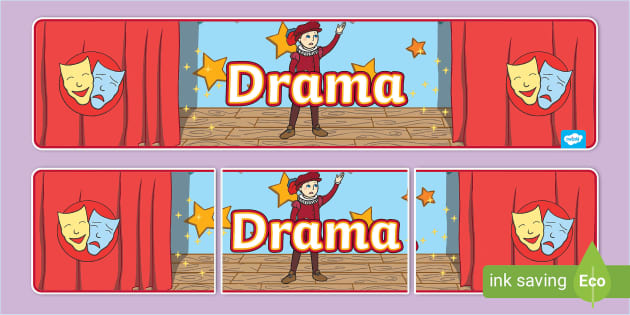 Drama Display Banner (teacher made) - Twinkl