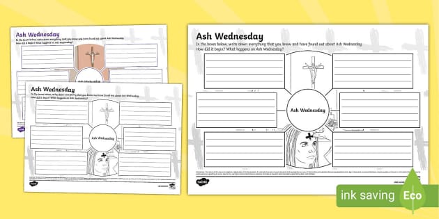 * NEW * Ash Wednesday Mind Map (teacher made) - Twinkl