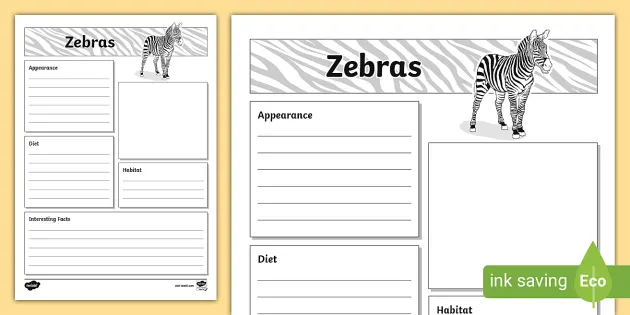 Zebra Fact Sheet, Blog, Nature