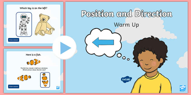 year 1 position and direction maths warm up powerpoint