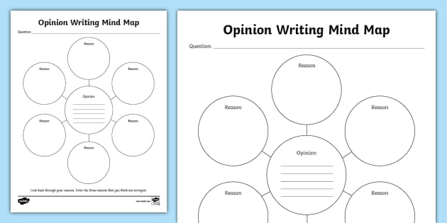 Us2 E 70 Opinion Writing Mind Map Activity Sheet Ver 2 