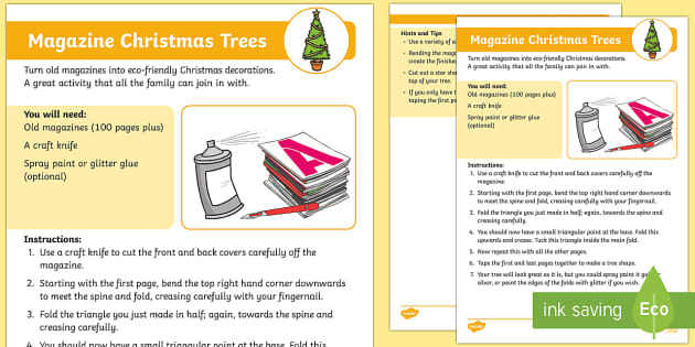 Download Magazine Christmas Trees Craft Instructions Teacher Made 3D SVG Files Ideas | SVG, Paper Crafts, SVG File