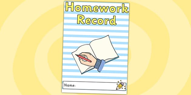 editable homework cover page