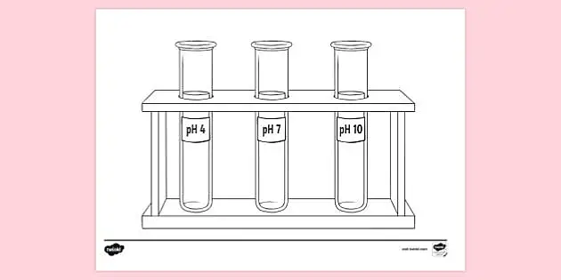 Test Tube Rack Colouring Sheet | Colouring Sheets - Twinkl