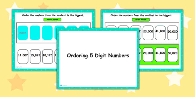 Image result for order 5 digit numbers