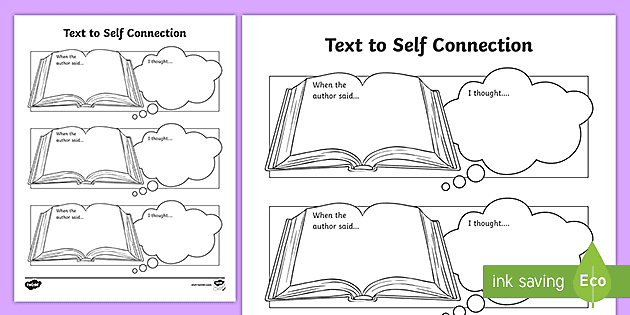 Activity　Self　Connection　Text　to　Twinkl　(teacher　made)
