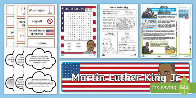 Martin Luther King Jr. Resource Pack (teacher Made) - Twinkl