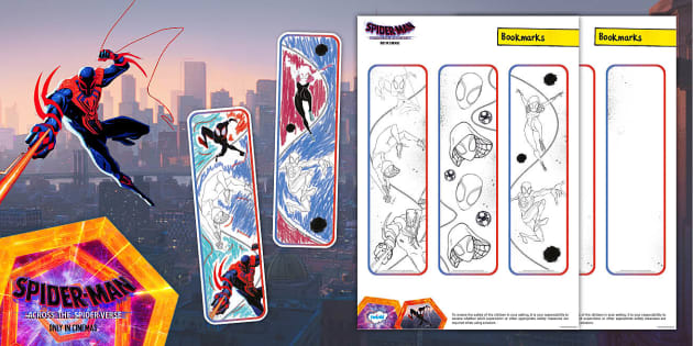 Spiderman Into The Spider-Verse Coloring Book: Marvel Miles