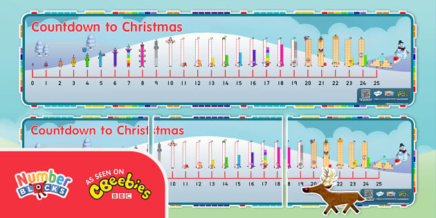 Free 👉 Numberblocks Countdown To Christmas Twinkl