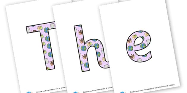 The Philippines - display lettering