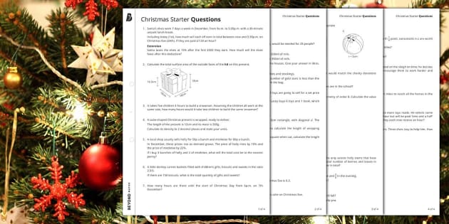 Christmas KS3 Maths Quiz | KS3 Maths | Beyond Secondary