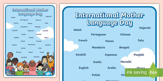 International Mother Language Day Poster 2 - Twinkl