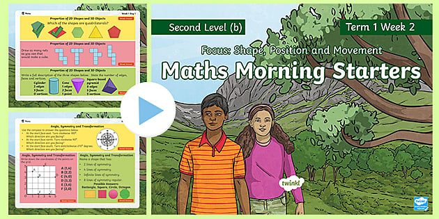 Maths Morning Starters Second Level (b) Term 1 Week 2 PowerPoint