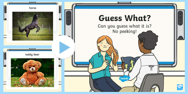 Guess What? Oral Language PowerPoint Game (Teacher-Made)