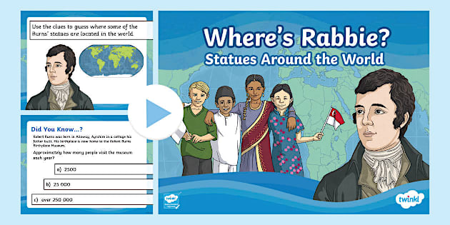Where's Rabbie? Around the World Quiz PowerPoint - Twinkl