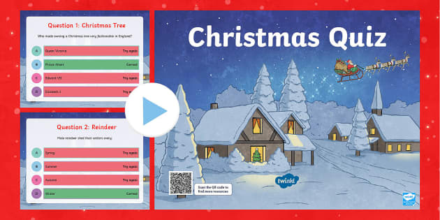 Christmas Multiple Choice Trivia Family Party Game | Christmas Printable  Games | Christmas Adult Kids Party Games