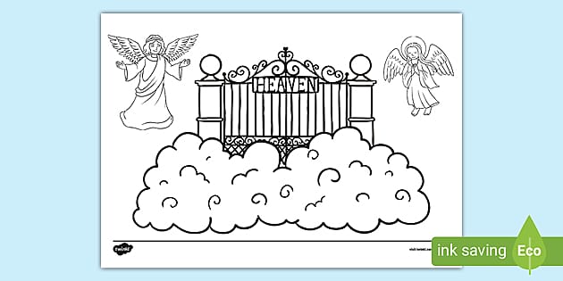 Heaven Coloring Pages