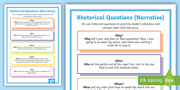 Rhetorical Questions Display Poster Narrative Twinkl   Au L 1650849543 Rhetorical Questions Display Poster Narrative Ver 1 