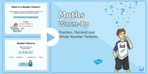 Year 5 Number Patterns Warm-Up PowerPoint (teacher made)