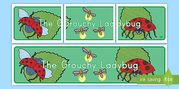 Ladybug Growing Kit - The Grouchy Ladybug By Eric Carl