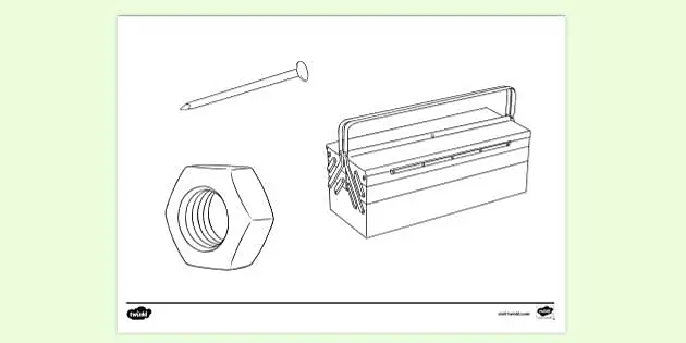 Construction Tools » Coloring Pages » Surfnetkids