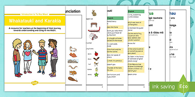 Whakataukī and Karakia Examples Booklet | Twinkl - Twinkl