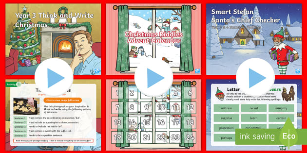 Christmas Morning Activities | LKS2 English Starter Pack