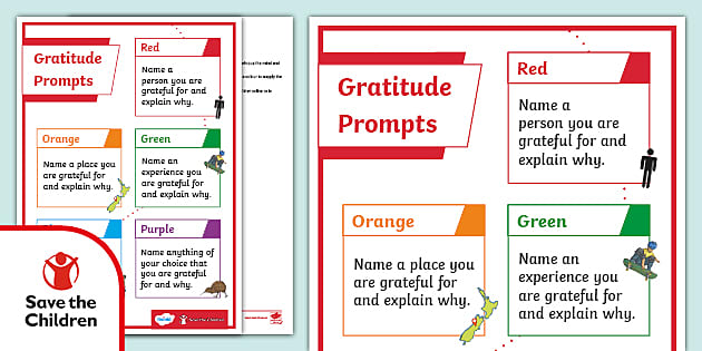 Gratitude Journal Prompts Printable - Rhythms of Play
