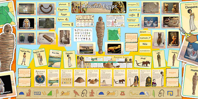 Ready Made Ancient Egypt Display Pack Teacher Made