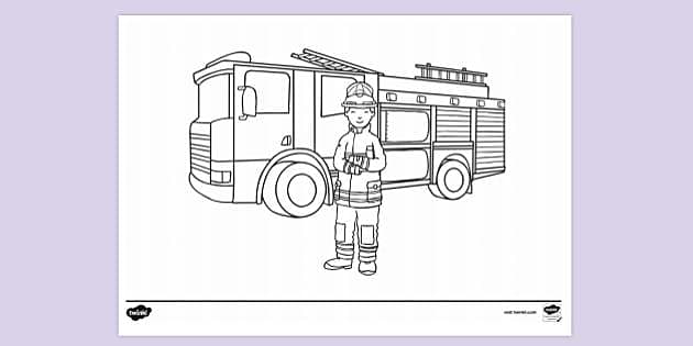 Printable Monster Truck Coloring Pages - Twinkl CA - Twinkl