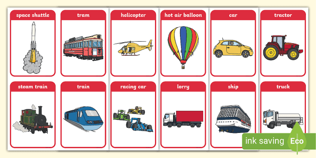 Transportation Matching worksheet  Vocabulary, English vocabulary