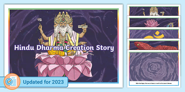 Hindu Creation Story Cards Teacher Made Twinkl Hindu Creation Story Cards Teacher Made Twinkl