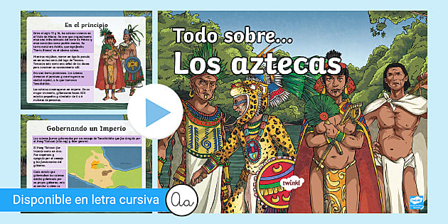 PowerPoint: Los aztecas (teacher made) - Twinkl