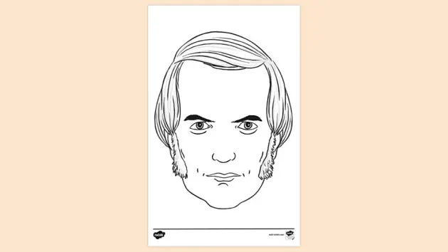 FREE! - Young Charles Darwin Colouring | Colouring Sheets