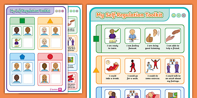 Twinkl Symbols: Areas of Self-Regulation Individual Toolkit