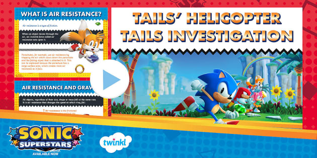 FREE! - Sonic: Tails' Helicopter Tail Investigation [Ages 9-11]