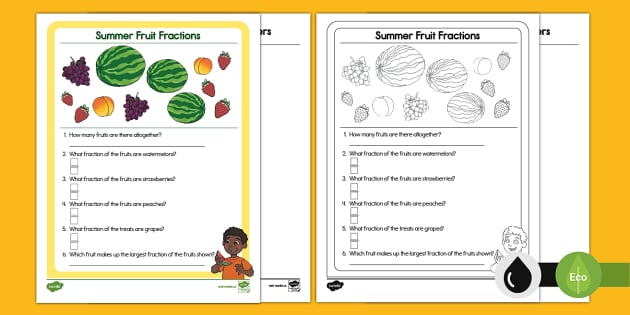fractions fruit