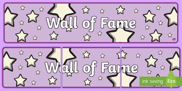 WALL OF FAME