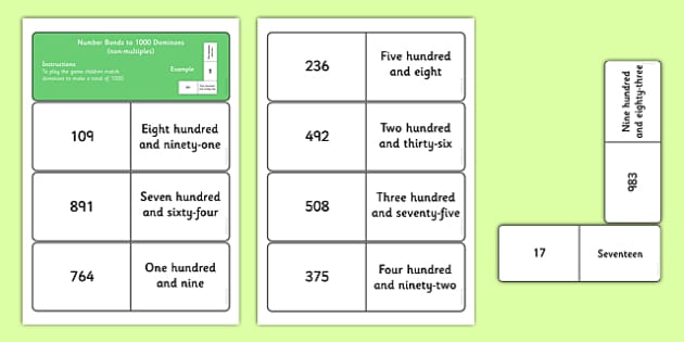 number-bonds-to-1000-dominoes-non-multiples-teacher-made