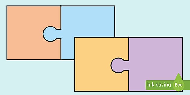 laser audible Play with 👉 Editable Jigsaw Puzzle Piece Outlines | Teaching Resource