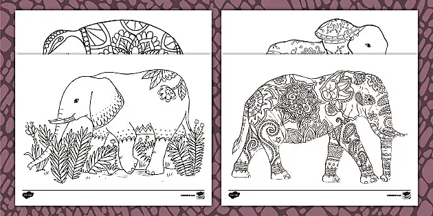 detailed animal coloring pages for older kids