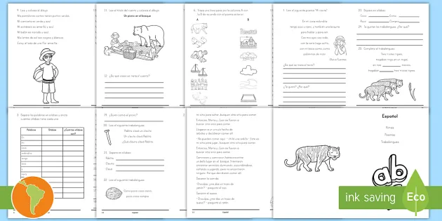 Leccion 1 de lengua y literatura worksheet