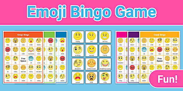😊 Emoji Bingo Game (Hecho por educadores) - Twinkl