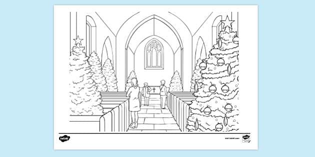 Country Church  My Christmas Card Drawing  WetCanvas Online Living for  Artists