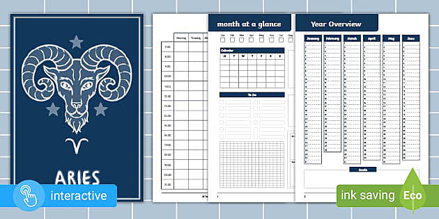 Aries Planning Booklet Twinkl Busy Bees teacher made