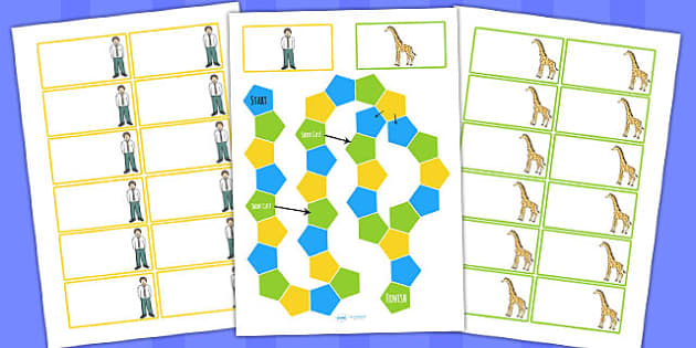 Giant Themed Themed Editable Board Game (teacher made)