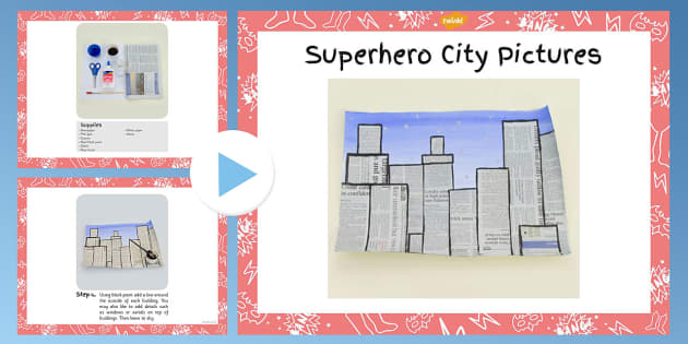 Superhero Jetpack Craft Instructions - ESL Superhero Craft