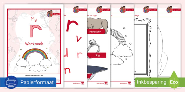 Graad R Klanke Werkboek R (teacher Made) - Twinkl