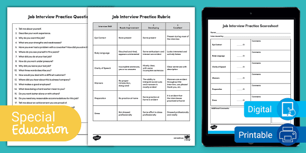 Interview Questions for Special Education Teachers Twinkl