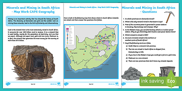 essay about mining in south africa